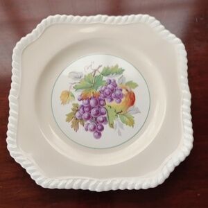 Vintage Johnson Brothers Beige Fruit Plate